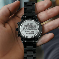 Seek First the Kingdom of God (Matthew 633) – Men's Watch